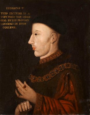 English School, Portrait of King Henry V (c. 1387-1422), late 17th century