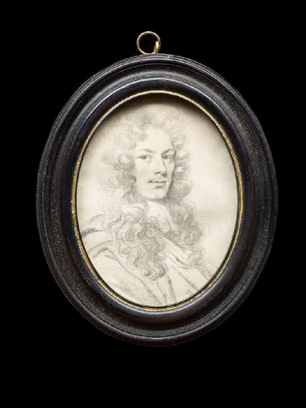 Robert White, Portrait miniature of Samuel Haworth (b. 1659), c. 1683