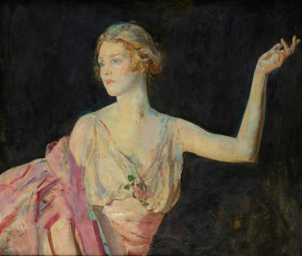 Ambrose McEvoy, Portrait of Lady Diana Cooper (née Manners) (1892-1986), 1918