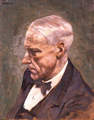 John Haggis, Portrait of Mr Arnold Fellows in evening dress, c. 1930