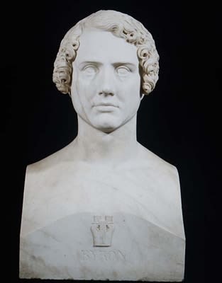 Circle of Bertel (Albert) Thorvaldsen, Portrait Bust of George Gordon (1788-1824), 6th Lord Byron, 1817