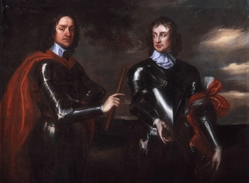 Studio of Robert Walker, Oliver Cromwell (1599-1658) and John Lambert (1619-83), c. 1650