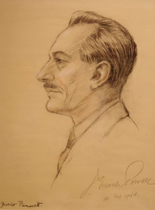 Juliet Pannett, Portrait of Enoch Powell (1912-98), 1964