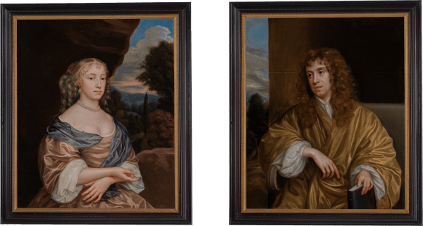 mary beale, portraits of samuel woodforde and mary woodforde