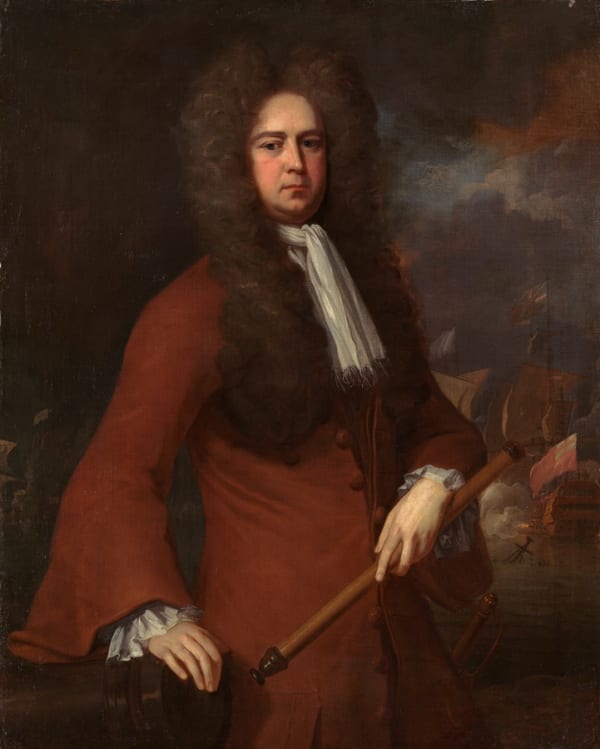 Michael Dahl, Portrait of Admiral Sir George Rooke (1650-1709), c. 1690