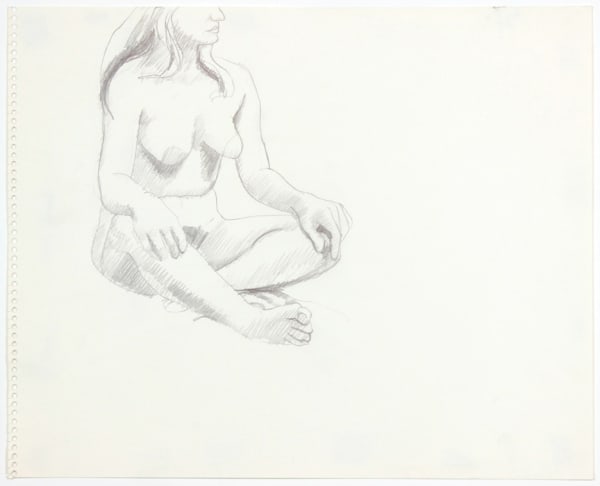 Philip Pearlstein, Seated Female with Crossed Legs, ND
