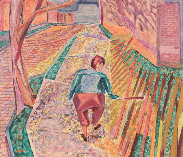 Philip Pearlstein, Picket Fence #2, 1949