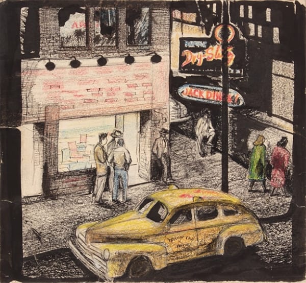 Philip Pearlstein, Untitled (Jack Diner), 1946-49