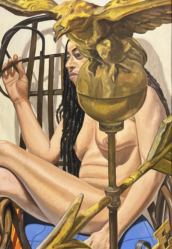 Philip Pearlstein, Model with American Eagle Weathervane #5, 2009