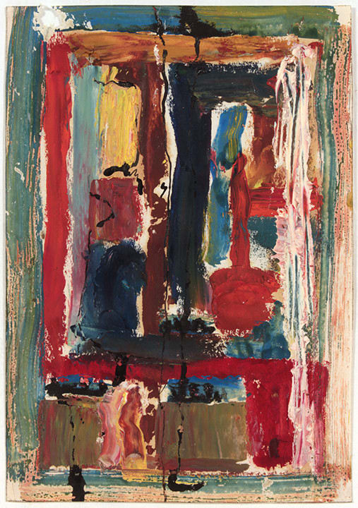 Philip Pearlstein, Untitled (Class Exercise 1_Squares), 1947-48