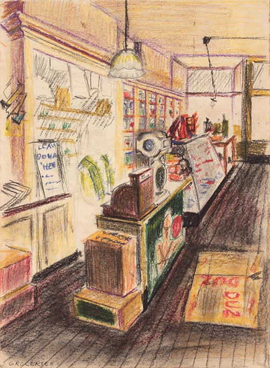 Philip Pearlstein, Groceries, 1946-49