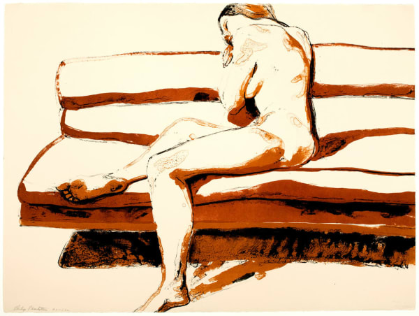 Philip Pearlstein, Nude on Couch, 1969