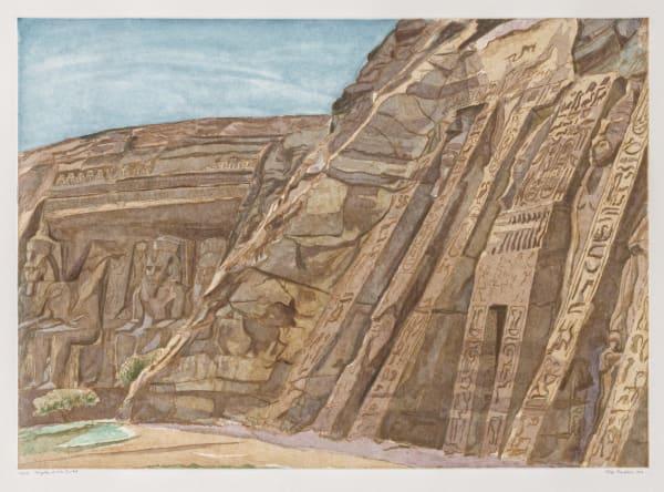 Philip Pearlstein, Temple at Abu Simbel, 1979