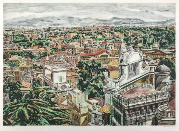 Philip Pearlstein, View of Rome, 1986