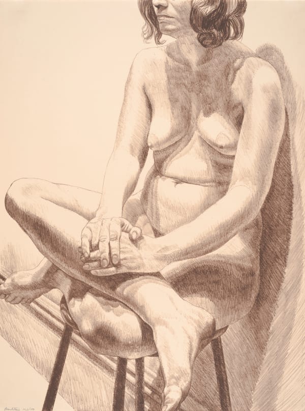 Philip Pearlstein, Model on Stool, 1971