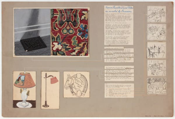 Philip Pearlstein, Human Characteristics as Revealed by Possessions 1 od 2 (Student Work), 1946-49