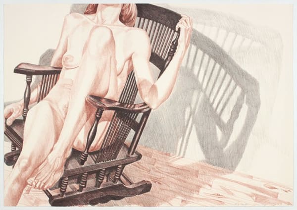 Philip Pearlstein, Nude with Rocker, 1977