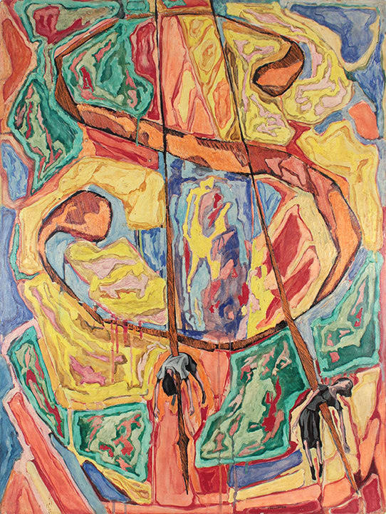 Philip Pearlstein, Dollar Sign, 1949-50