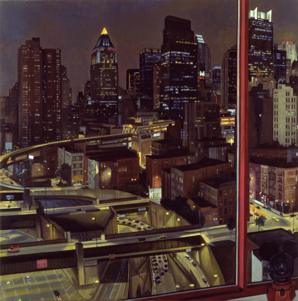 Philip Pearlstein, Entrance to Lincoln Tunnel, Night Time, 1992
