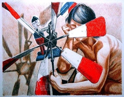 Philip Pearlstein, Model with Whirlygig, 2006