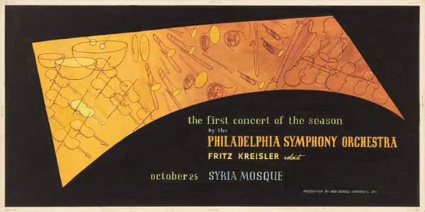 Philip Pearlstein, Philadelphia Symphony Orchestra, 1940s