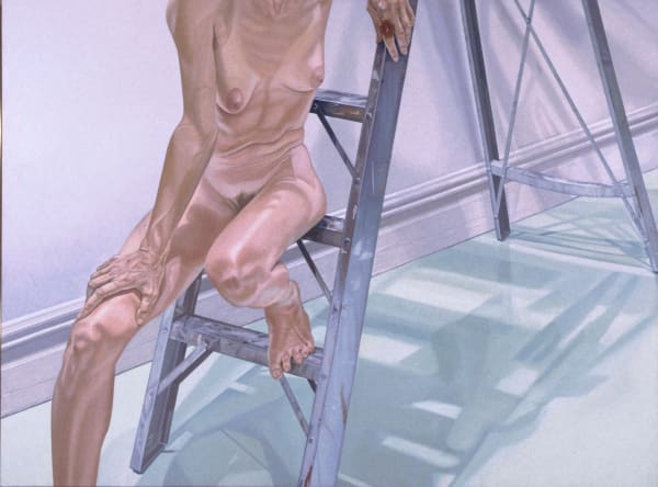 Philip Pearlstein, Female Model on Ladder, 1976