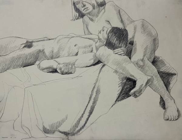 Philip Pearlstein, Model Lying, Model Reclining, 1966