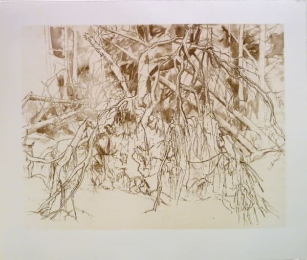 Philip Pearlstein, Uprooted Tree #1, 2011