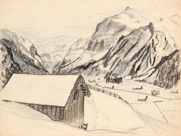 Philip Pearlstein, Switzerland I, 1945
