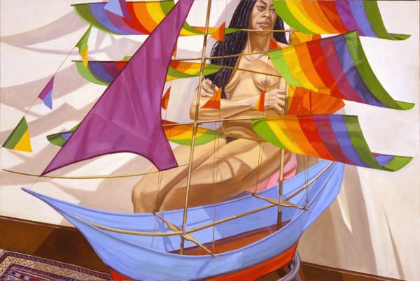 Philip Pearlstein, Model and Chinese Kite, 2005