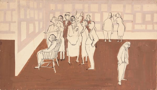 Philip Pearlstein, Philip's Family at Carnegie Museum When He Won First Prize, 1946-49