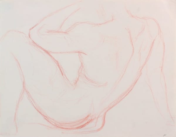 Philip Pearlstein, Model Leaning Back, ND