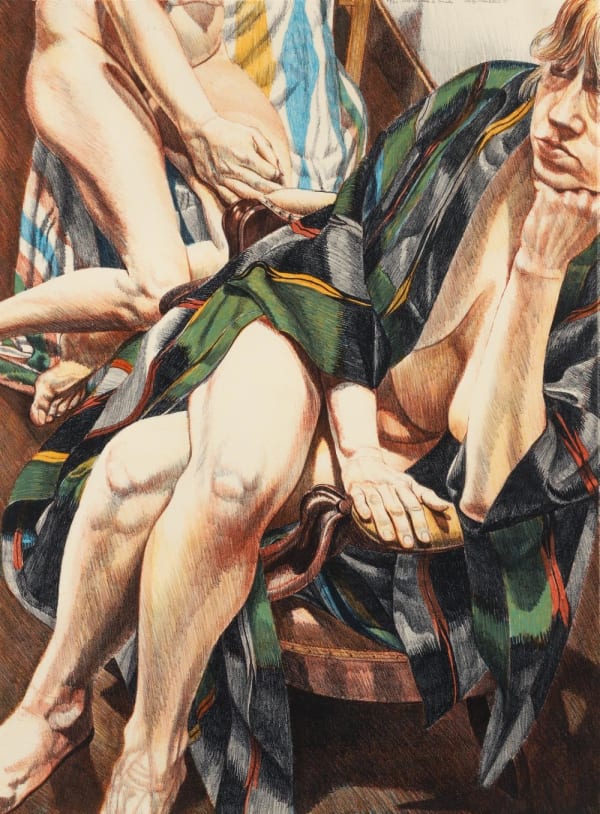 Philip Pearlstein, Two Models in Omaha, 1981