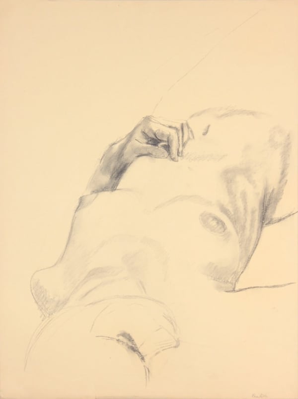 Philip Pearlstein, Reclined Model, ND