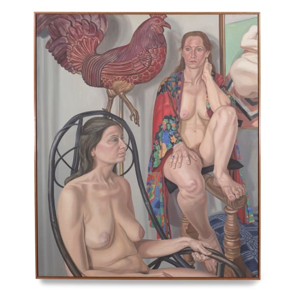 Philip Pearlstein, Two Models with Red Rooster Weathervane, 1987