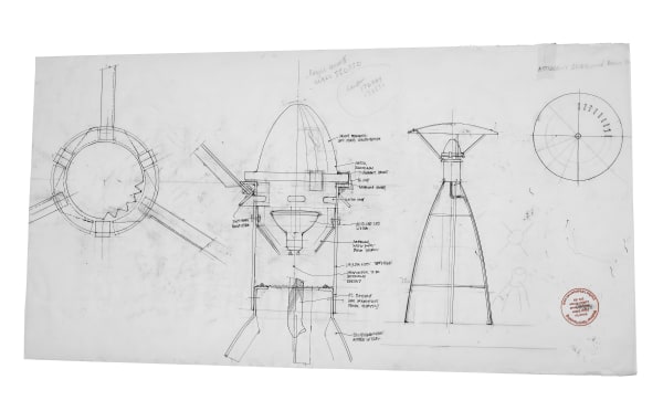 Peter Salter, Proposed courtyard light (full-size and 1:5), 2015