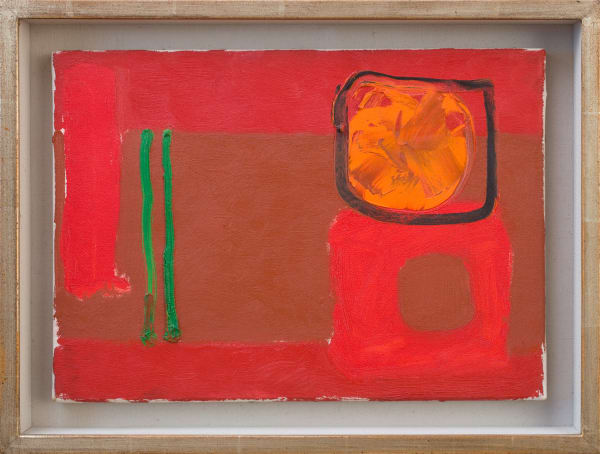 Patrick Heron, Reds : 2 Green Lines : May 12 : 1964, 1964