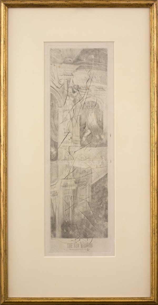 The New Bedford (The Large Plate), 1915 Etching, drypoint, aquatint and soft-ground etching with cancellation marks on wove paper Plate: 53.9 x 16.5 cm / 21.2 x 6 1/2 in Sheet: 64 x 25.3 cm / 25 1/4 x 10 in Thirteenth state (of thirteen) Sold