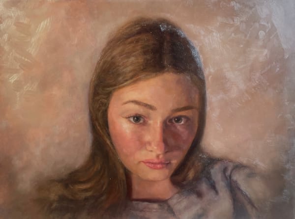 Charlotte Jacobs Shrouded, 2025 Oil paint 30 x 40 cm 11 3/4 x 15 3/4 in