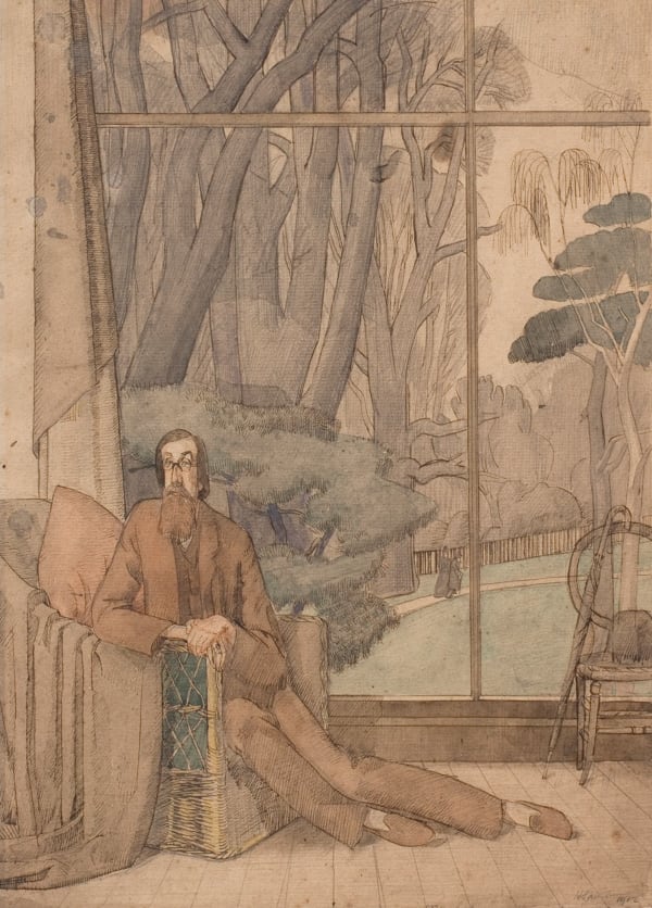 Henry Lamb, Study for Lytton Strachey, 1912