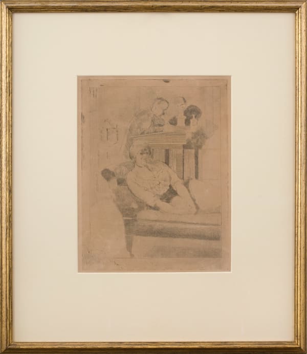 A Little Cheque (The Large Plate), 1914 Etching and soft-ground etching touched with pencil on wove paper Plate: 31 x 23.9 cm / 12 1/2 x 9 1/2 in Sheet: 33.6 x 26.5 cm / 13 1/4 x 10 1/2 in Third state (of three); Unique proof Sold