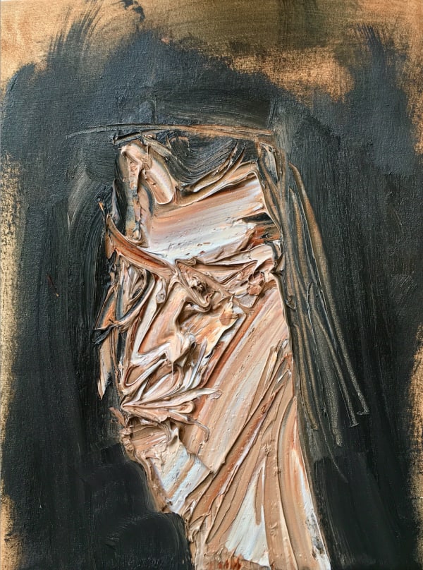 Dianne Kaufman Selfie on Tuesday, 2025 Oil on canvas 41 x 31 x 5 cm 16 1/8 x 12 1/4 x 2 in