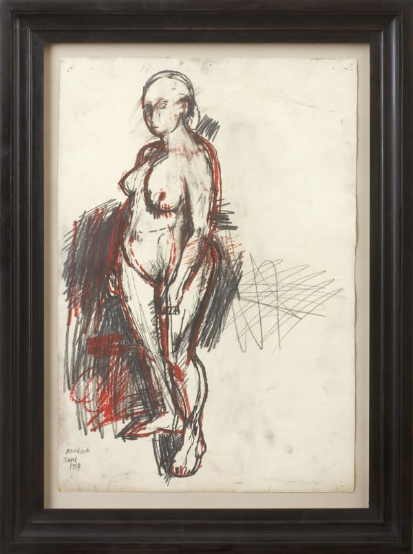Frank Auerbach, Nude Standing , 1954