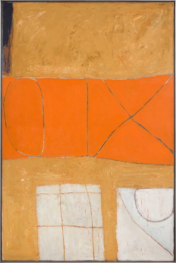 William Scott, Signs Orange and Ochre, 1962