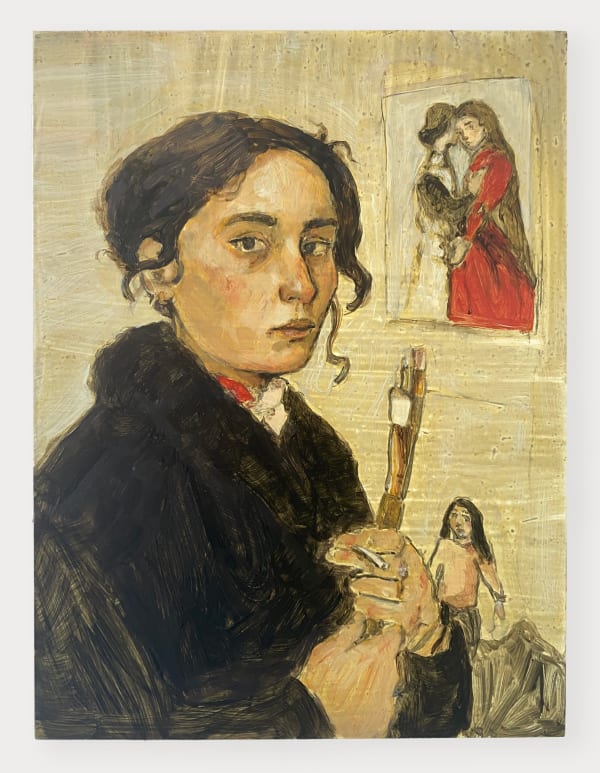 Liorah Tchiprout Last painting in Kings Cross, 2023 Oil on panel 40 x 30 cm 15 3/4 x 11 3/4 in