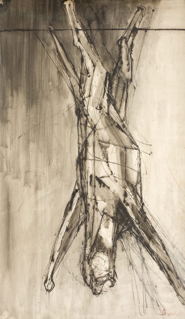 Elisabeth Frink, Falling Cat, 1955