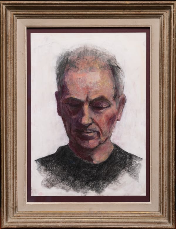 Stephen Colover Self Portrait, 2023 Charcoal and pastel on paper 42 x 30 cm 16 1/2 x 11 3/4 in