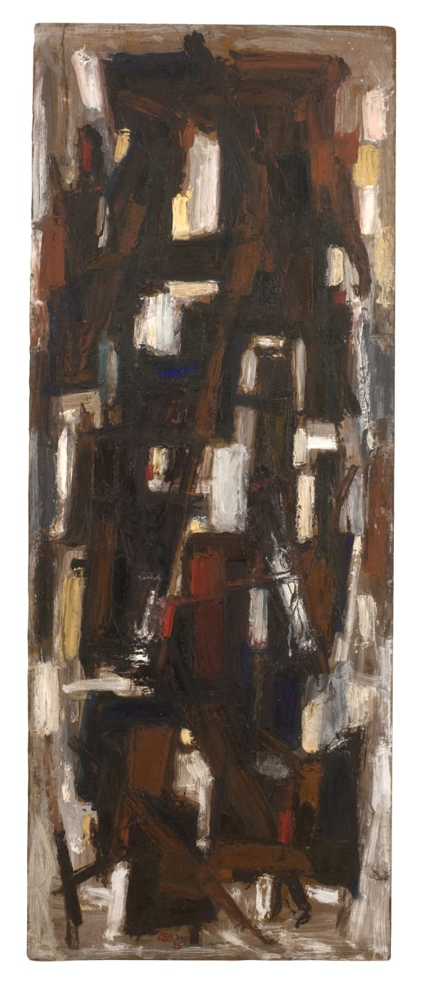 Leo Davy, Figures Standing Deconstructed, 1955