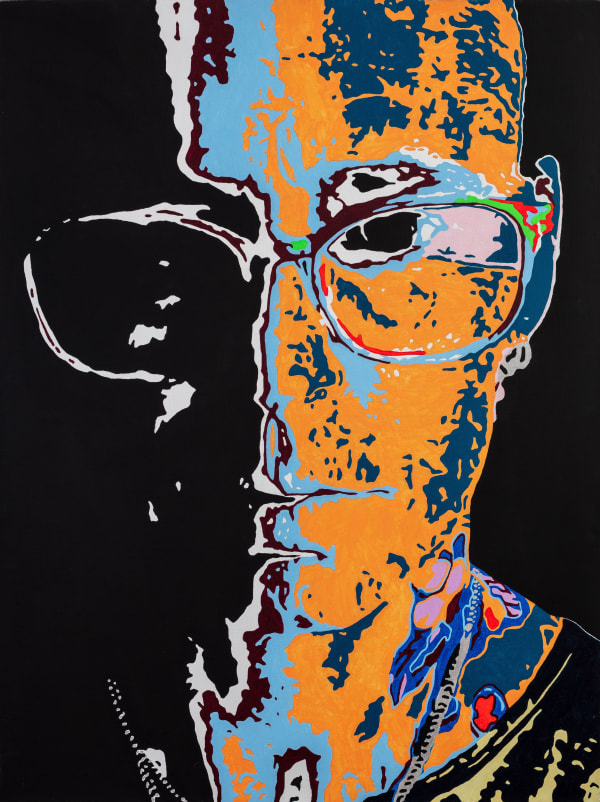 Alice Temple 9784 Do You See Me , 2022 Acrylic on linen