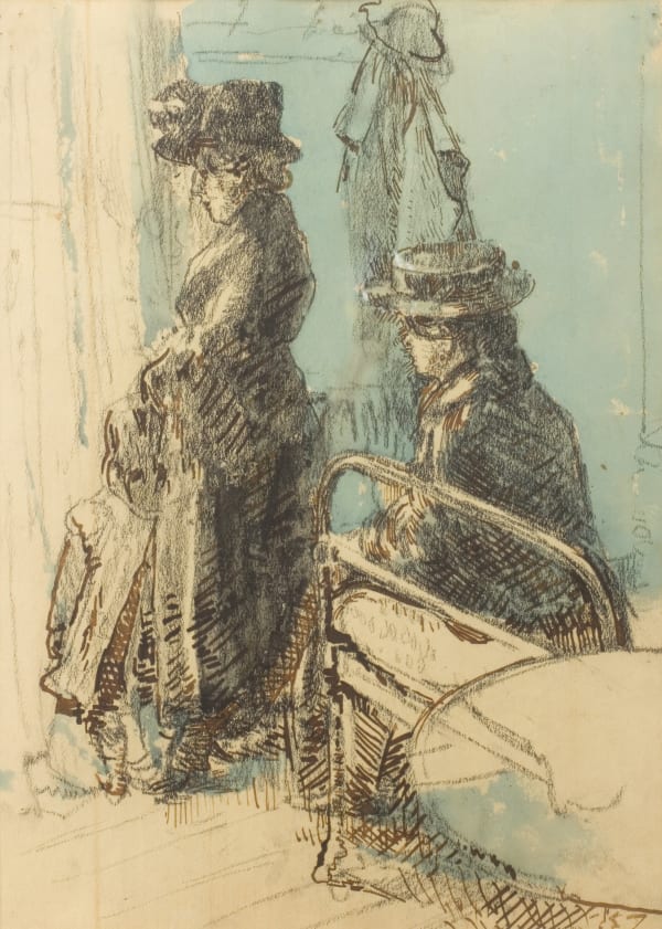 Walter Sickert, A Passing Funeral, 1913, c.